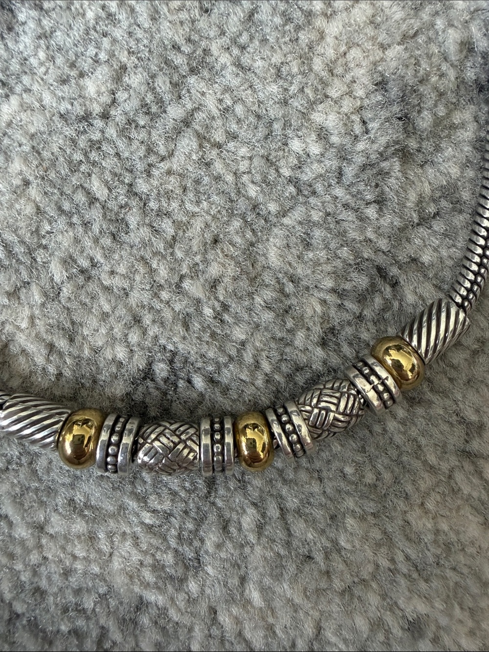Brighton Travis Two-Tone Bead Necklace - Picture 5 of 12
